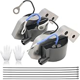 2 Pack 0584477 18-5181 Ignition Coil for Johnson Evinrude OMC 1.5-40 HP | Outboard Motors, Ignition Engines 1949-1976, Replaces 584477 580416 582995