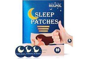 BULPOL Sleep Patches for Adults, 60 Pack Upgraded Deep Sleep Patches, Formulated with All Natural Ingredients, Long-Lasting N