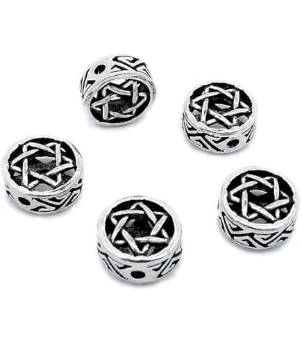 thumbnail image 2 of 120 Pieces Antique Silver Tone Jewelry Making Charms Crafting Beading Craft AA380... 2 of 10