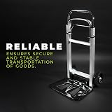 WMR Heavy Duty Aluminium Folding Hand Truck Trolley 90kg Load Capacity view 5