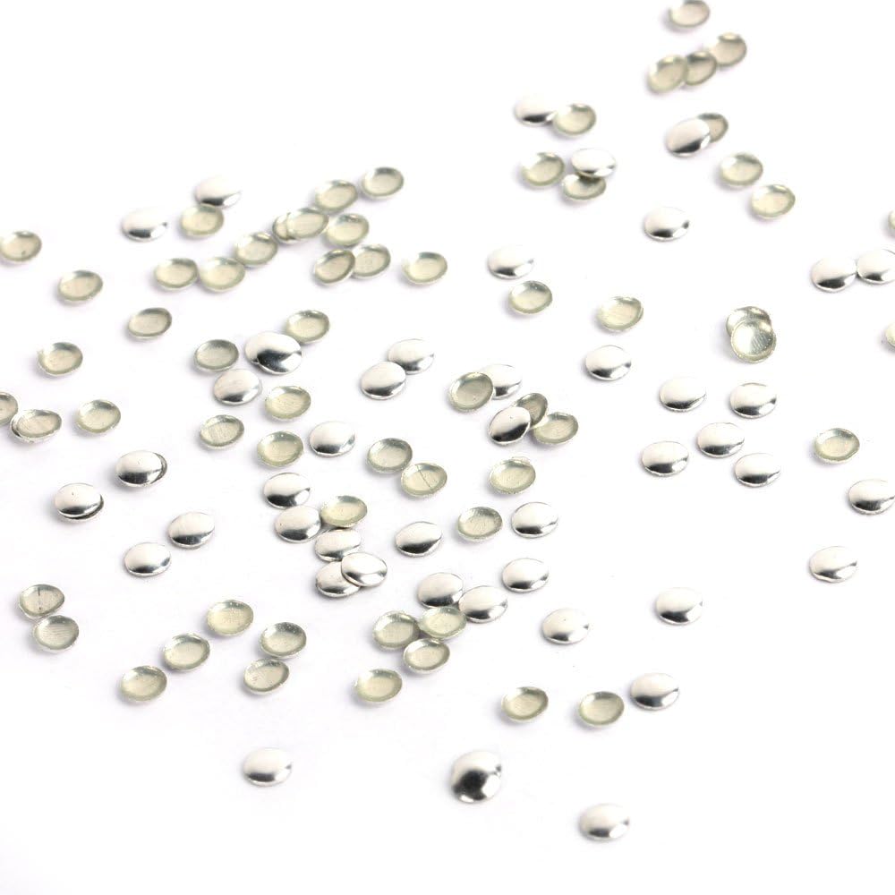 Amazon Yesurprise 円形 ネイルスタッズ 丸型ネイルアート デザイン シンプル スタッズ ネイルパーツ シルバー アクセサリー 3mm 1000粒入り ビューティー 通販