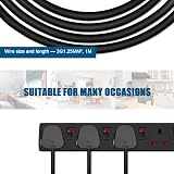 EXTRASTAR 4 Way Extension Lead Individually Switched 13A Fused 1M Black view 3
