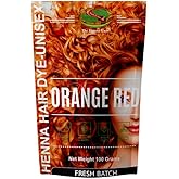 1 Pack Of Red/Orange Henna Hair & Beard Color/Dye 100 Grams - Natural Hair Color, Plant-based Hair Dye - The Henna Guys