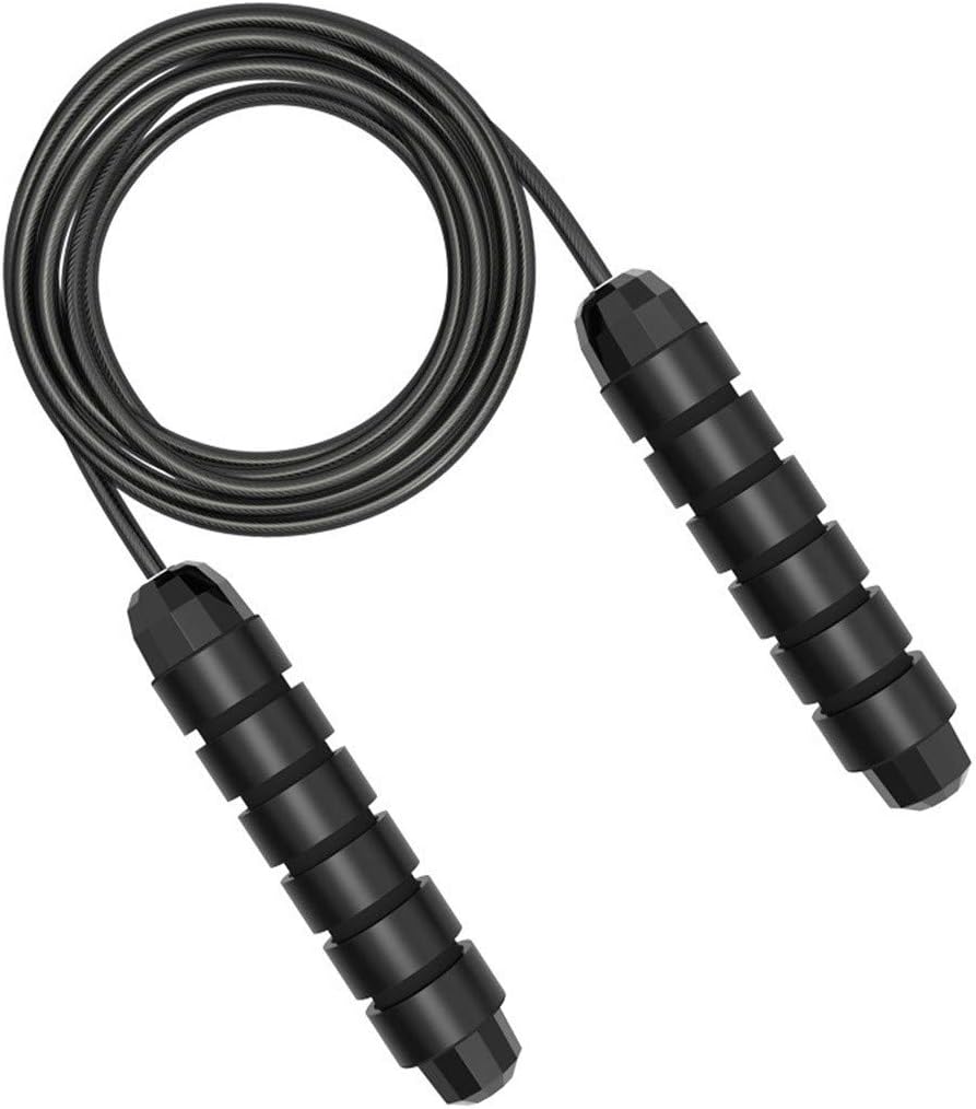 Connon Skipping Rope Tangle-Free with Ball Bearings Rapids Speed Jump Rope Cable Adjust Fancy Fitness Workout Sports Exercise Cardio Outdoor Or Indoor Skipping Ropes for Fitness Jump Rope