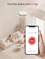 X-Sense Wi-Fi Smoke CO Alarm Home Voice Alerts Wireless Interlinked SBS50 Base view 7