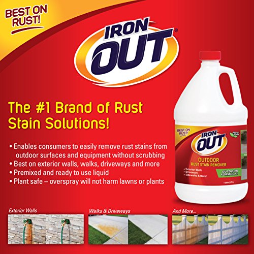 Iron OUT Liquid Rust Stain Remover, Premixed, Quickly Removes Rust