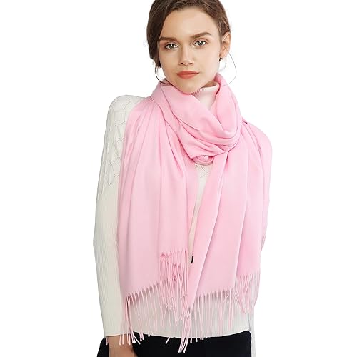 Scarfs for Women Winter Pink Pashmina Shawls and Wraps for Evening