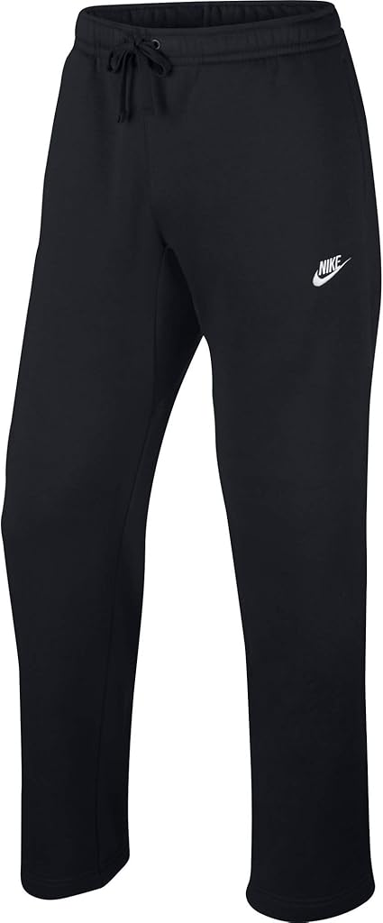 nike mens club open hem swoosh sweatpants