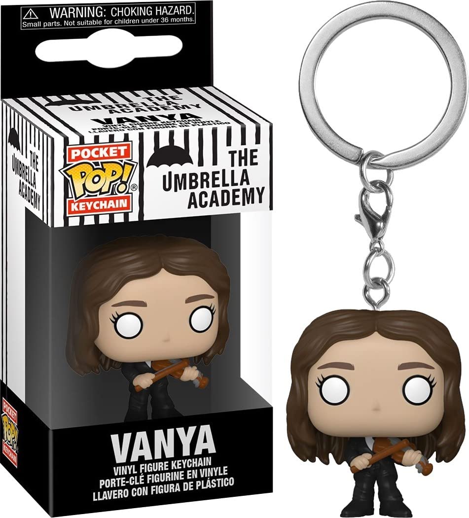 Funko POP! Keychain: Umbrella Academy - Vanya Hargreeves - White Chase Novelty Keyring - Collectable Mini Figure - Stocking Filler - Gift Idea - Official Merchandise - TV Fans - Backpack Decor