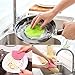 Silicone Dish Washing Brush，Food Grade Scrubber BPA Free，Multipurpose Kitchen Cleaning Sponges for Pot, Pan, Fruit and Vegetables (7 Pack),Lideemo