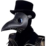 Raxwalker Plague Doctor Bird Mask Long Nose Beak Cosplay Steampunk Halloween Costume Props