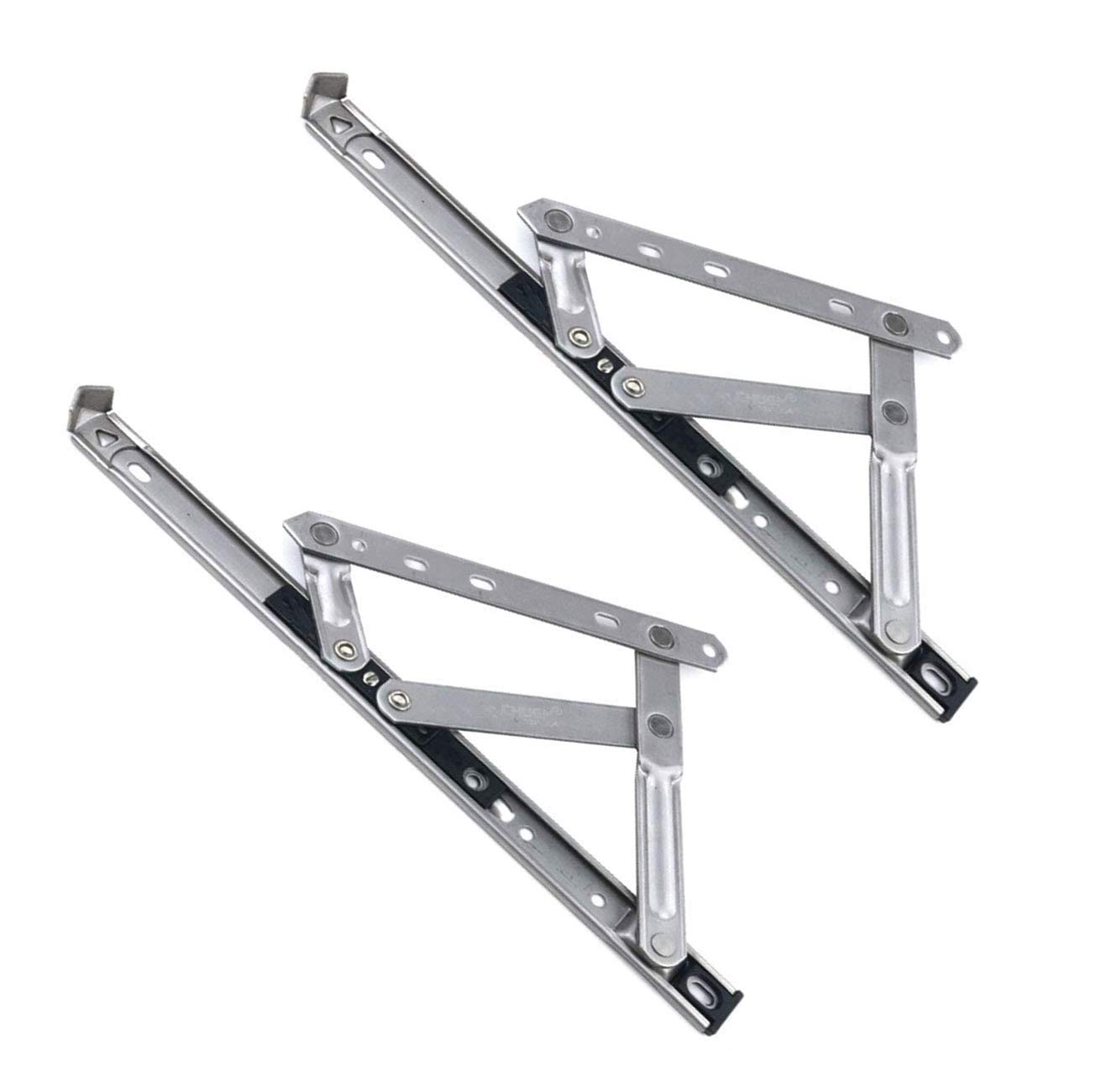 Tiberham Friction Stays, 2 Pcs Heavy Duty Window Friction Stay Hinge for uPVC or Aluminium Profiled Windows, Hinge Length: 31 cm, Stack Height: 1.5 cm (Side Hung)