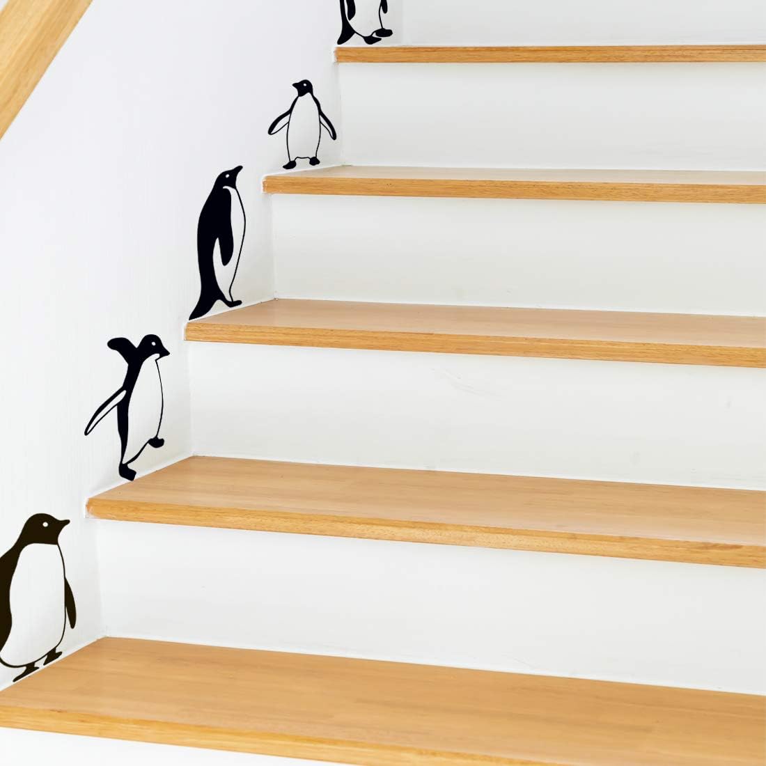 Penguin Stickers Wall Decoration Sticker Kid Art Penguins Kids Children Office Decal Nursery Living Room Home Design Vinyl self Adhesive car Cars Label Product Game Transfer Stencil Kitchen Hallway - Image 5