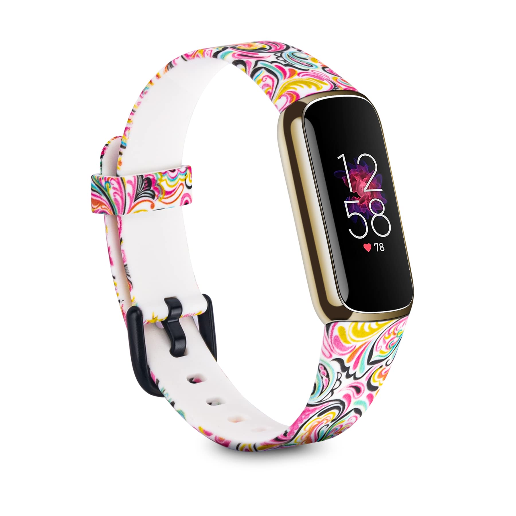 Baaletc Straps Compatible with Luxe Strap, Classic Replacement Soft Silicone Sport Bands Wristband Colorful Band for Luxe Fitness Tracker