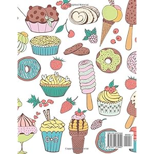 1-3: Postres y magdalenas libro para colorear para adultos 1, 2 & 3 (Spanish Edition)