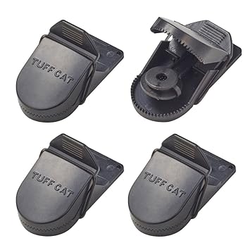 com-four® 4X Set Mausefallen Mäuse Falle (04 Stück - Kunststoff)
