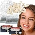 Temporary Tooth Repair Kit-Thermal Fitting Beads Granules and Fake Teeth for Temporary Moldable Fake Teeth and Thermal Beads Replacement Kit.【Teeth - Piece Yellow + White】80Pcs