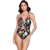 MagicSuit Women's Swimwear Muse Drew Tummy Control Soft Cup One Piece Swimsuit, Multi, 16