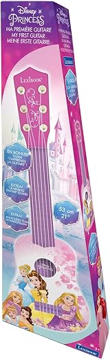 Lexibook Disney Princess My First Guitar 21 Inch 6 Nylon Strings Pink K200DPLXB view 6