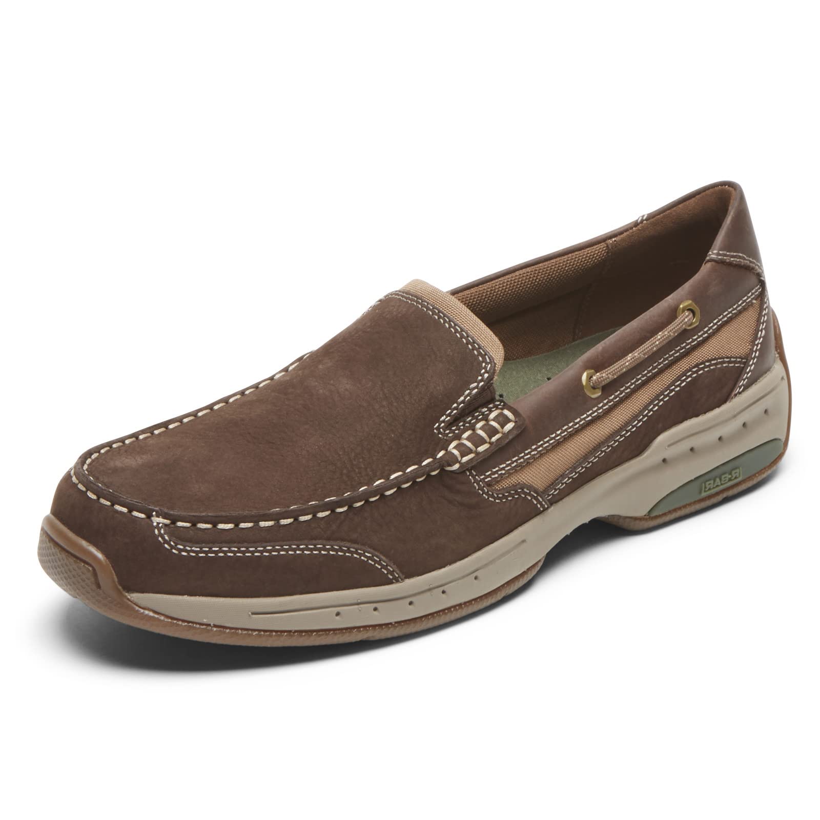 Dunham Men’s Captain Venetian Boat Shoe, Java, 17 X-Wide