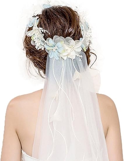 Veil and headpiece together Clearance