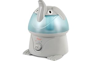 Crane Cute Animal Humidifier for Kids Bedroom and Nursery, Ultrasonic Cool Mist, 1 Gallon, Auto Shut Off, Cool Mist Humidifier