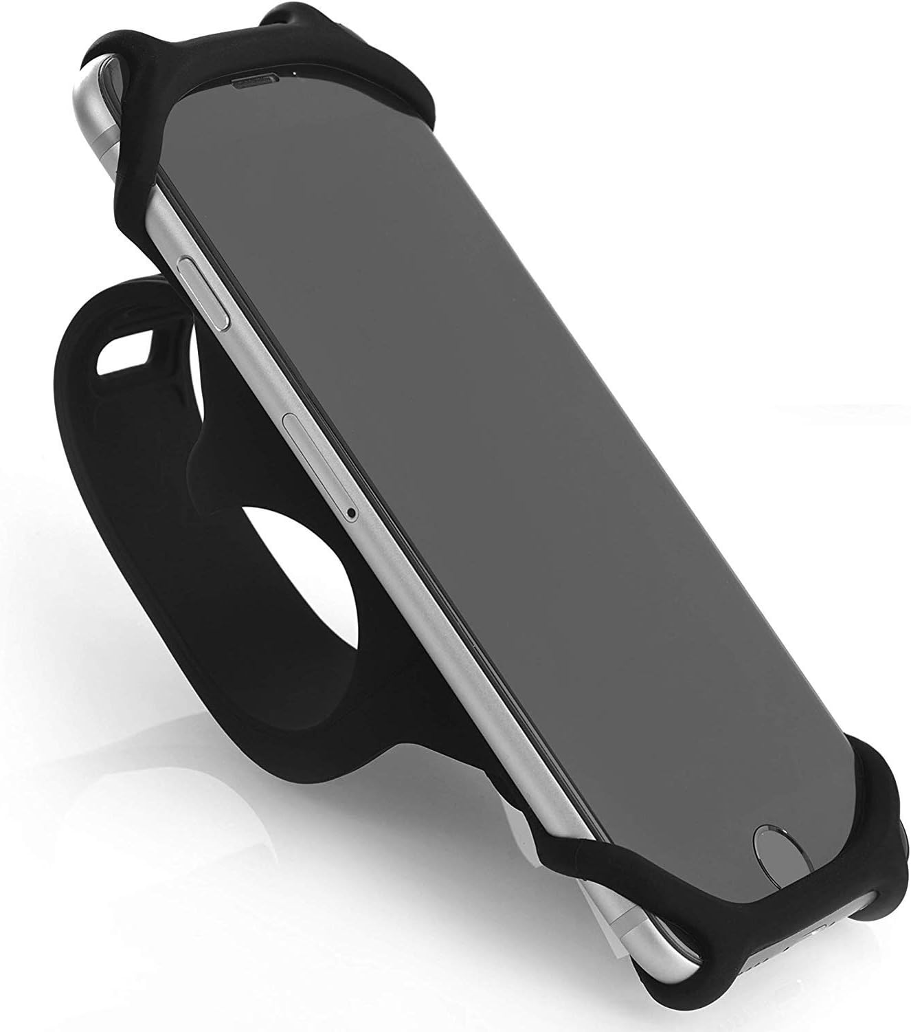 Handlebar Bicycle Mount Silicone Holder Bike Non-Slip Strap Shockproof L5Y Compatible with Nubia Red Magic 3 / 3S - OnePlus 6, 6T, 7T Pro 5G McLaren, 7 Pro - Razer Phone 2 - RED Hydrogen One