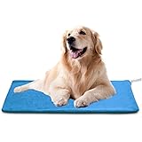 MARUNDA Pet Heating Pad,Cat Dog Electric Pet Heating Pad Indoor Waterproof,Auto Constant Temperature, Chew Resistant Steel Co