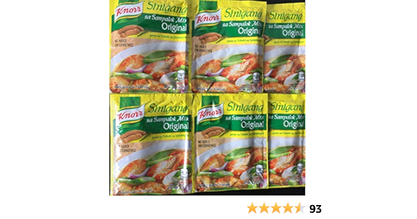 Amazon Com Knorr Tamarind Soup Base Pack Of 6 Vegetable Soups Grocery Gourmet Food