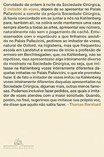Livro O imitador de vozes