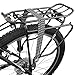 BV Bike Black, Grey & White Triple Elastic Strap with Silver Mounting Metal Attachments, Straps Around Items on Rack & Around Most Carriers