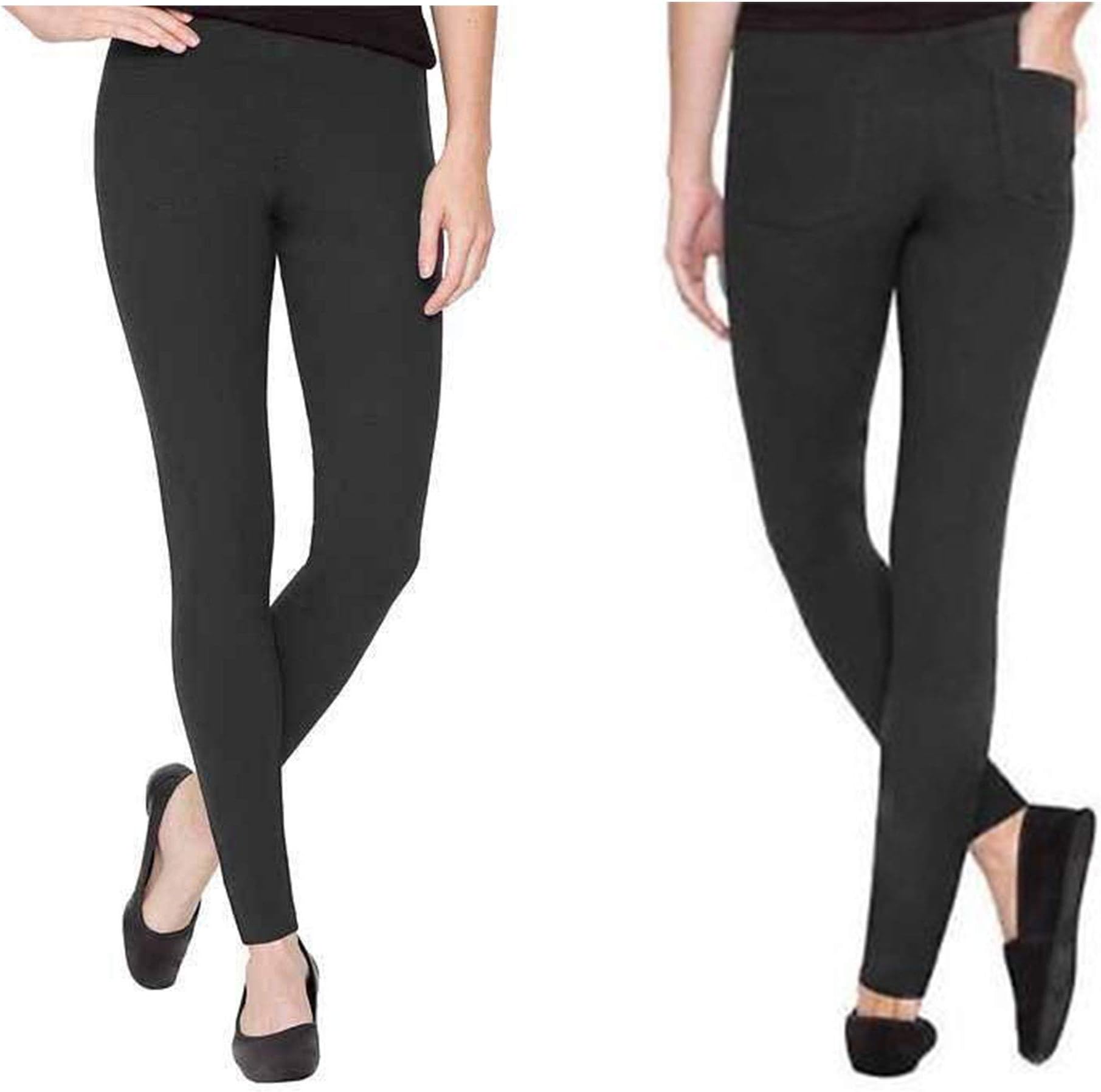 Matty M Ladies' Legging, Thicker Material, Wide Waist Band