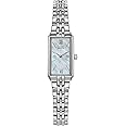 Citizen Ladies' Eco-Drive Classic Dress Corso Stainless Steel Rectangle Watch, 2-Hand, Jewelry Clasp