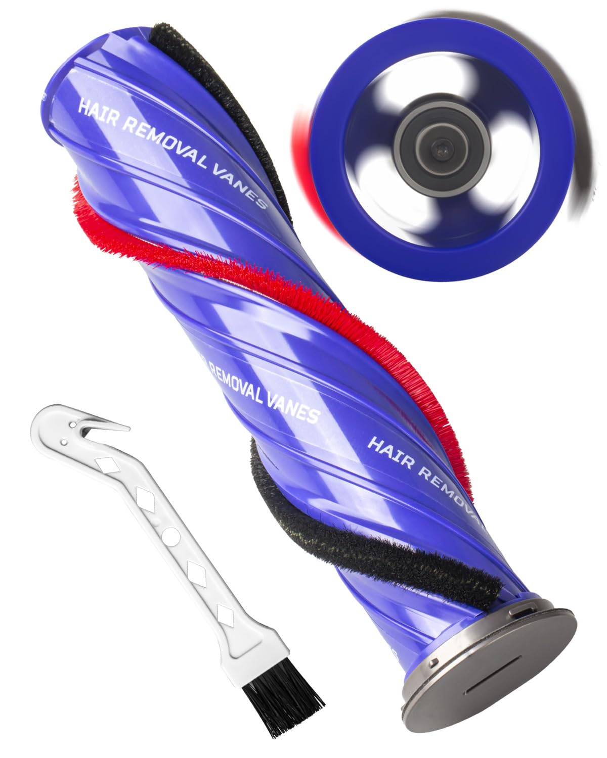 Photo 1 of ** DIRTY ** Upgraded Version Anti-Tangle For Dyson Roller Brush Replacement For V10 / V11 Torque Drive/ V15/V12 - For Dyson Brush Replacement, Prevent hair tangles, Part Number 968266-02