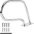 FibroPool Stainless Steel Pool Handrail with Easy Mount Base Plate for In Ground Pools, Outdoor Railing for Decks, Rust-Proof Grab Accessories for Swimming Pools and Spas (Small)