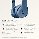 Beats Solo 4 Wireless Bluetooth On-Ear Headphones Slate Blue 50 Hr Battery view 2