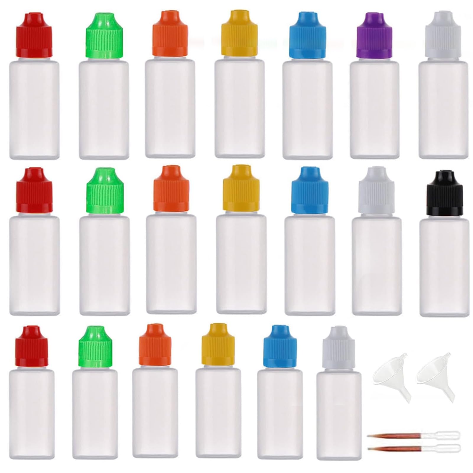 NATOTI 20 Pcs 15ml Squeezable Liquid Dropper