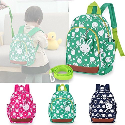 Backpack Schoolbag - 12 Inch Kids Girls Boys Cartoon Printed School Bags Anti Lost Backpack Children Shoulder Daypack Suitable for Babies and Children (Rose)