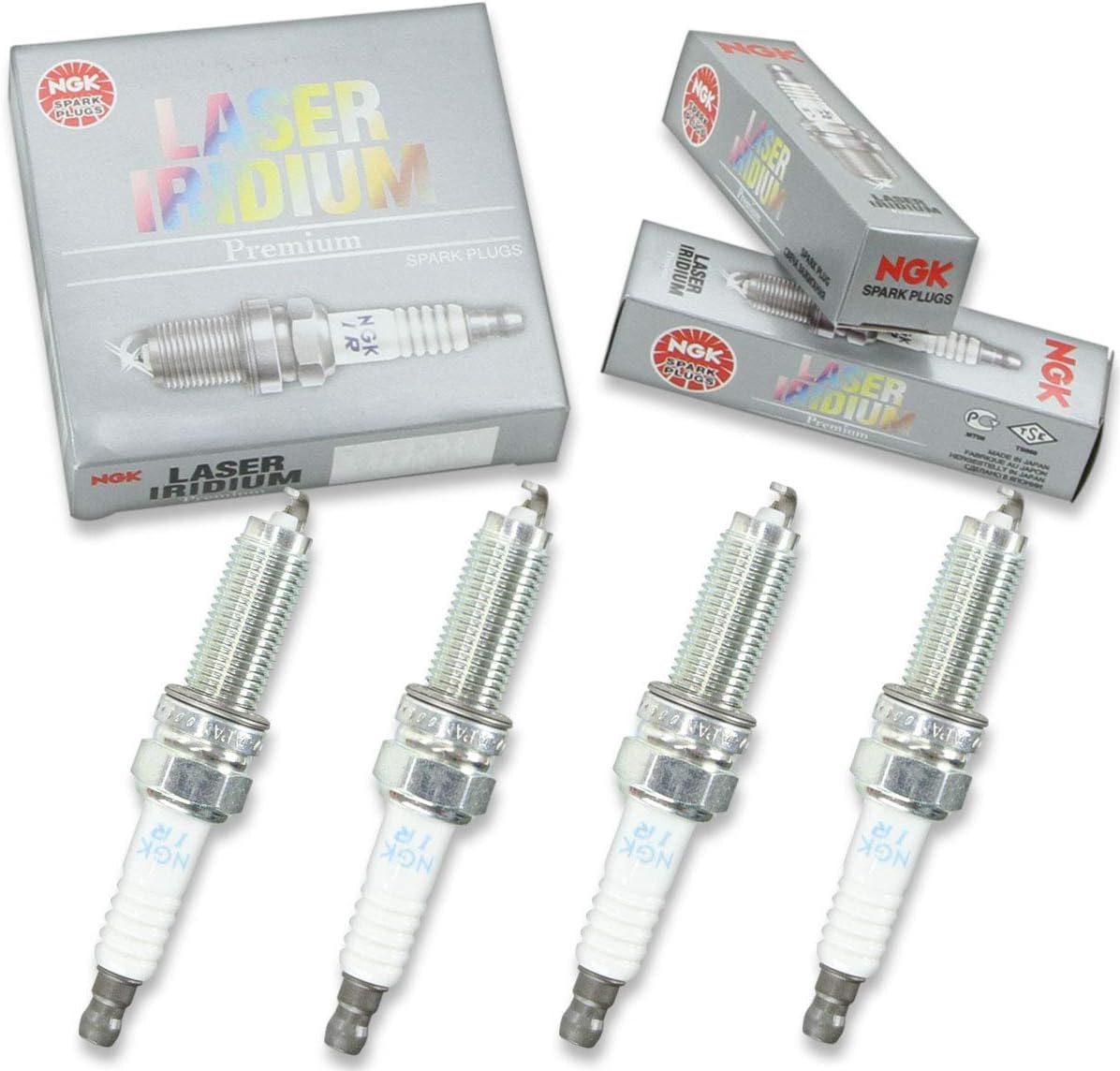 Amazon Com 4 Pcs Ngk Laser Iridium Spark Plugs For 2008 2012 Honda Accord 2 4l 2 4l L4 Engine Kit Set Tune Up Automotive