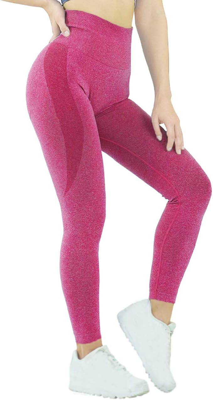 pink exercise leggings