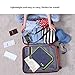 Electronics Organizer Travel Cable Cord Wire Bag Accessories Gadget Gear Storage Cases for 10.5 Inch Tablet (Light Gray)