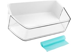 DA97-12657A Refrigerator (LEFT) Door Shelf Bin Replacement Fit for Sam-sung RF260BEAESR RF261BEAESR RF261BEAESP Refrigerator, Replace AP5621270 DA63-06867 Fridge Door Basket Bin By Fetechmate