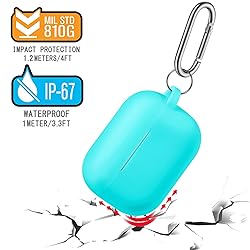 R-fun AirPods Pro Case Cover with Keychain, Full
