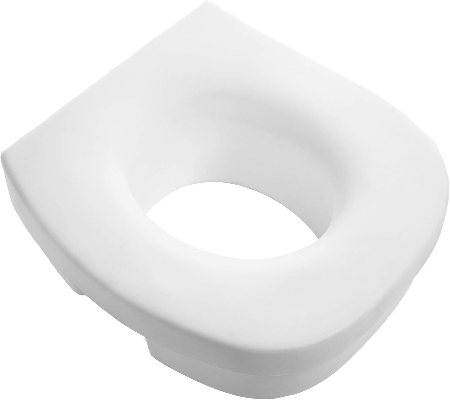 PCP Raised Toilet Seat, 5-Inch Elevated Height Over Commode, Increased Lift to Support Safety Stability and Comfort; Lightweight and Portable: Health & Personal Care