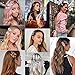 Ryalan 10Pcs Fashion Acrylic Hair Clips Non-Slip Large Barrettes Geometric Acrylic Resin Alligator Hair Clip Hair Pins Barrettes for Women Ladies Hair Accessories