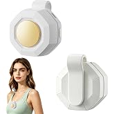 GERBAINI Portable Silent Mini Bladeless Clip-On Fan, 2026 New 3 Speed Adjustable 360&deg; Rotatable USB Rechargeable Personal Fan, Suspended Whirlwind Cooler for Outdoor Travel Office (White)