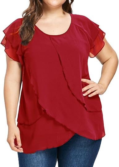 red oversized tshirt