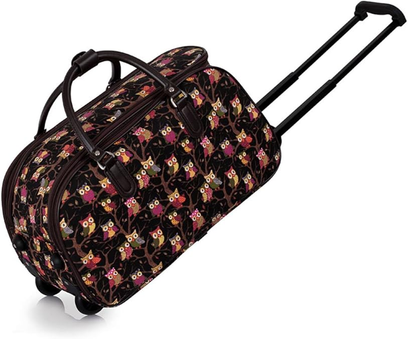 Ladies Travel Holdall Bags Hand Luggage Womens Horse Print Weekend