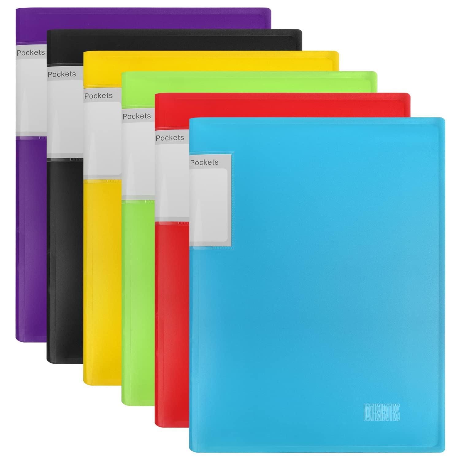 Presentation Display Book A4 Display Folders - 30 Pockets Project Folder Polly Pocket Folder with Sleeve (6 Colour)