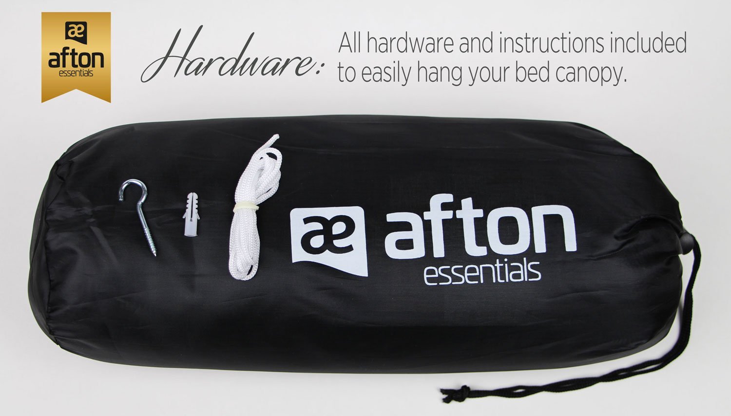 Afton Essentials Premium Bed Canopy Mosquito Net